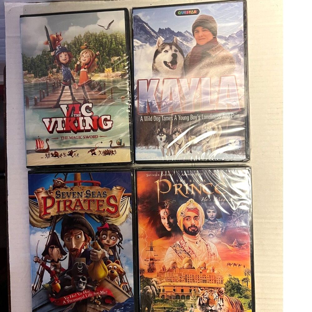 Brand New Sealed DVDS! Seven Seas Pirates Vic The Viking The Black Prince Kayla